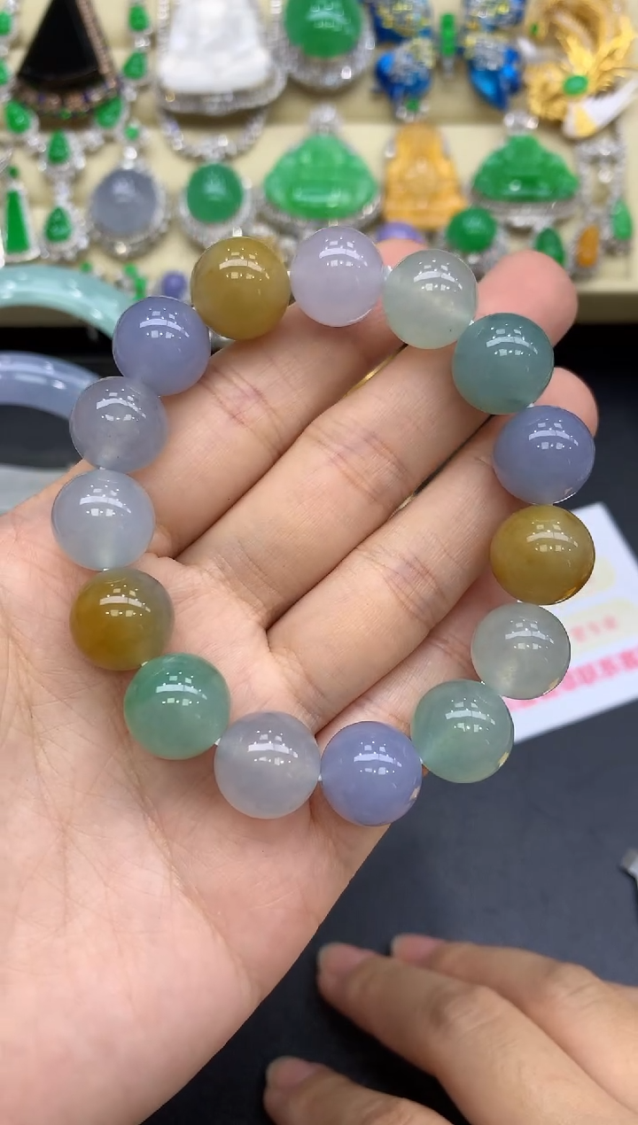 未镶嵌手串翡翠403-中国好珍宝