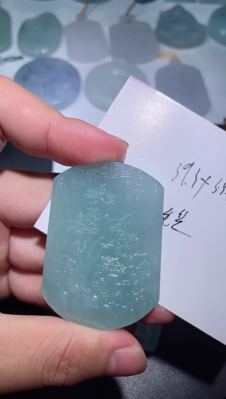 【闪购商品】定制翡翠未镶嵌鱼丸爸爸