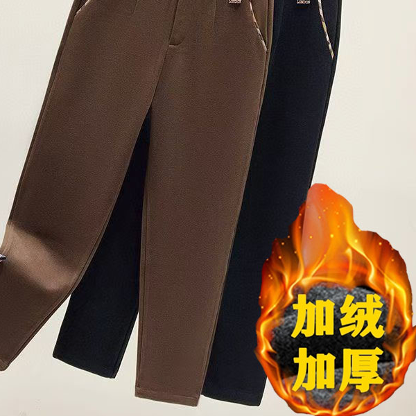 梵妮莎秋冬加绒加厚百搭时尚修身显瘦女士长裤856019