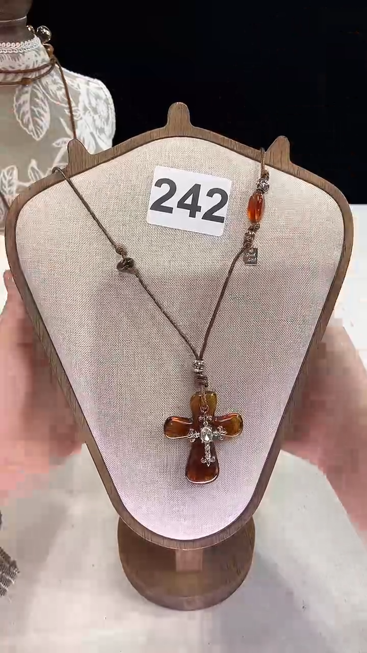 项链钛钢淡水珍珠242