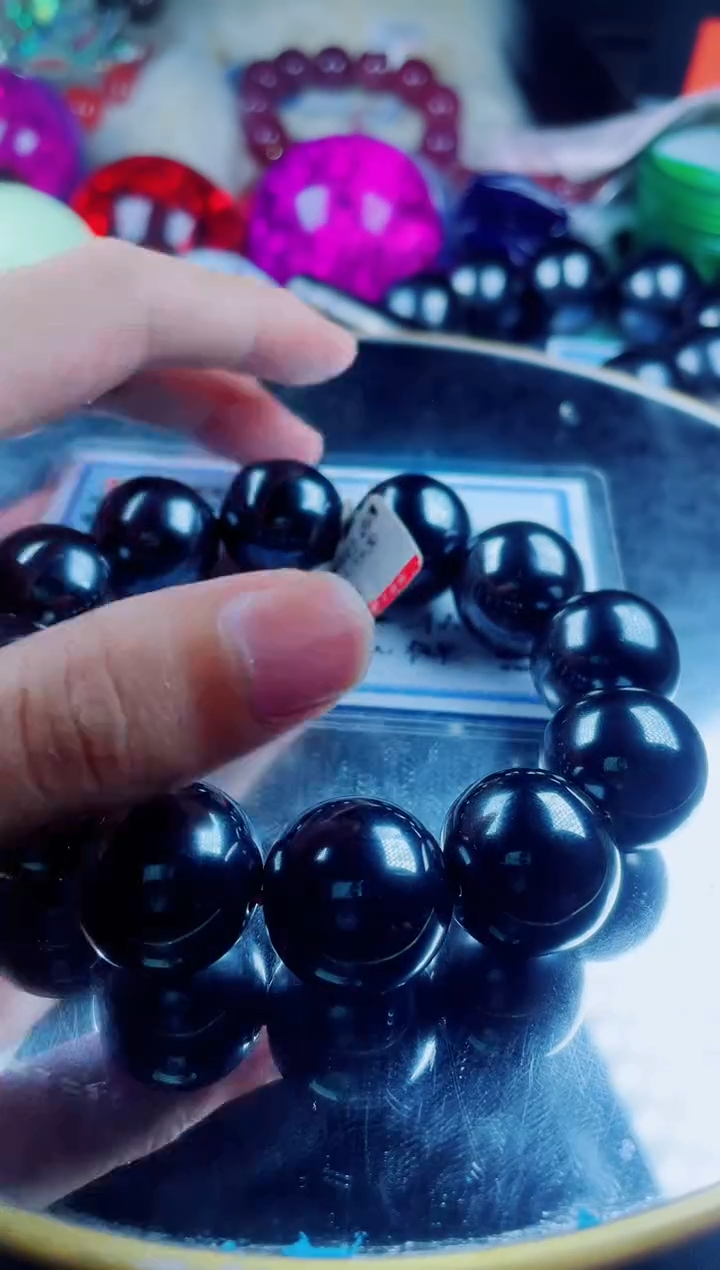 菱锰矿未镶嵌手串太赫兹手串卡20