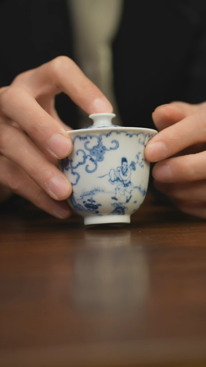 【闪购商品】杯柴窑青花破价福利