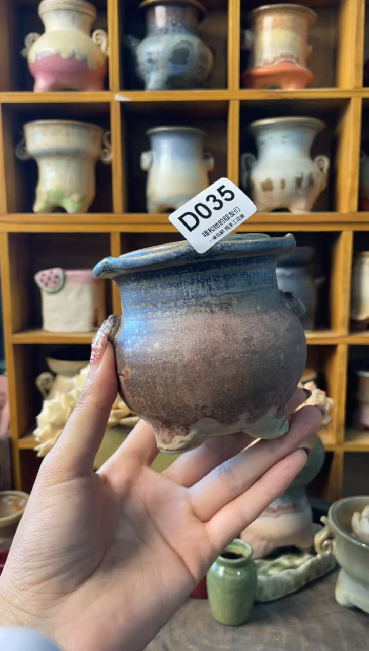 微瑕035内口6【多肉花盆多肉盆】