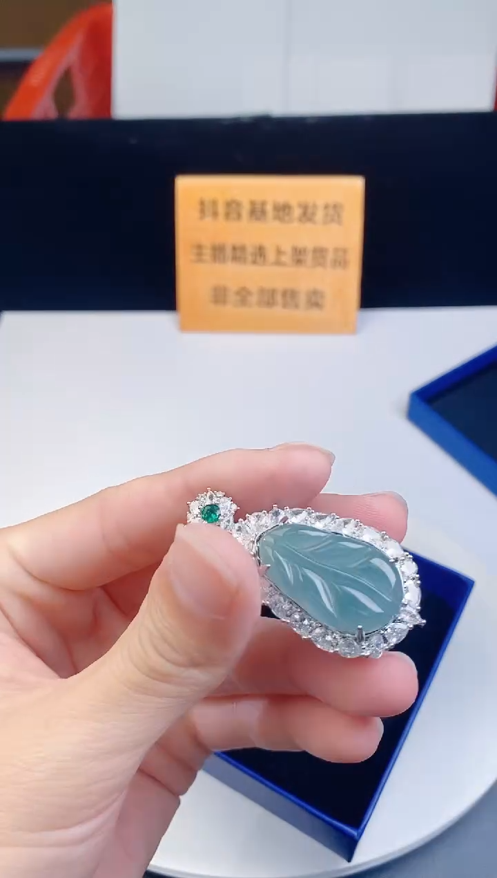 颈饰未镶嵌翡翠   