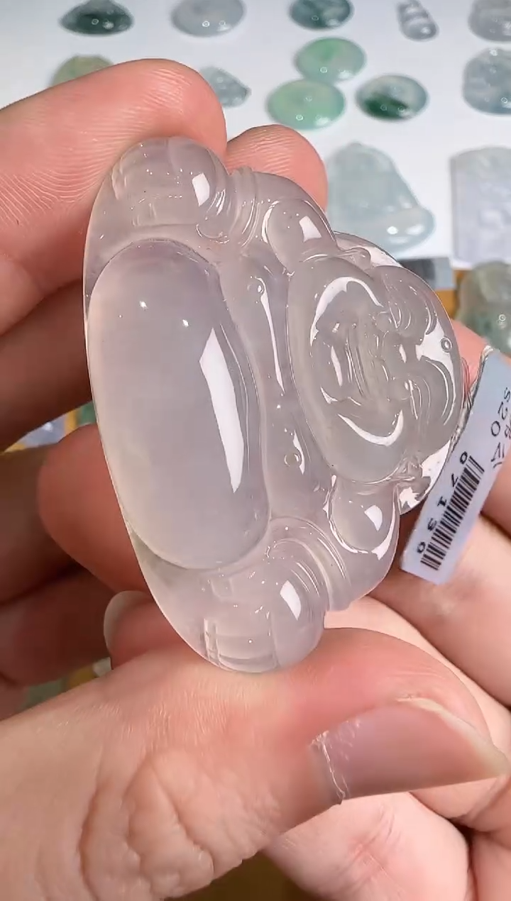 翡翠未镶嵌吊坠(不含链)佛公