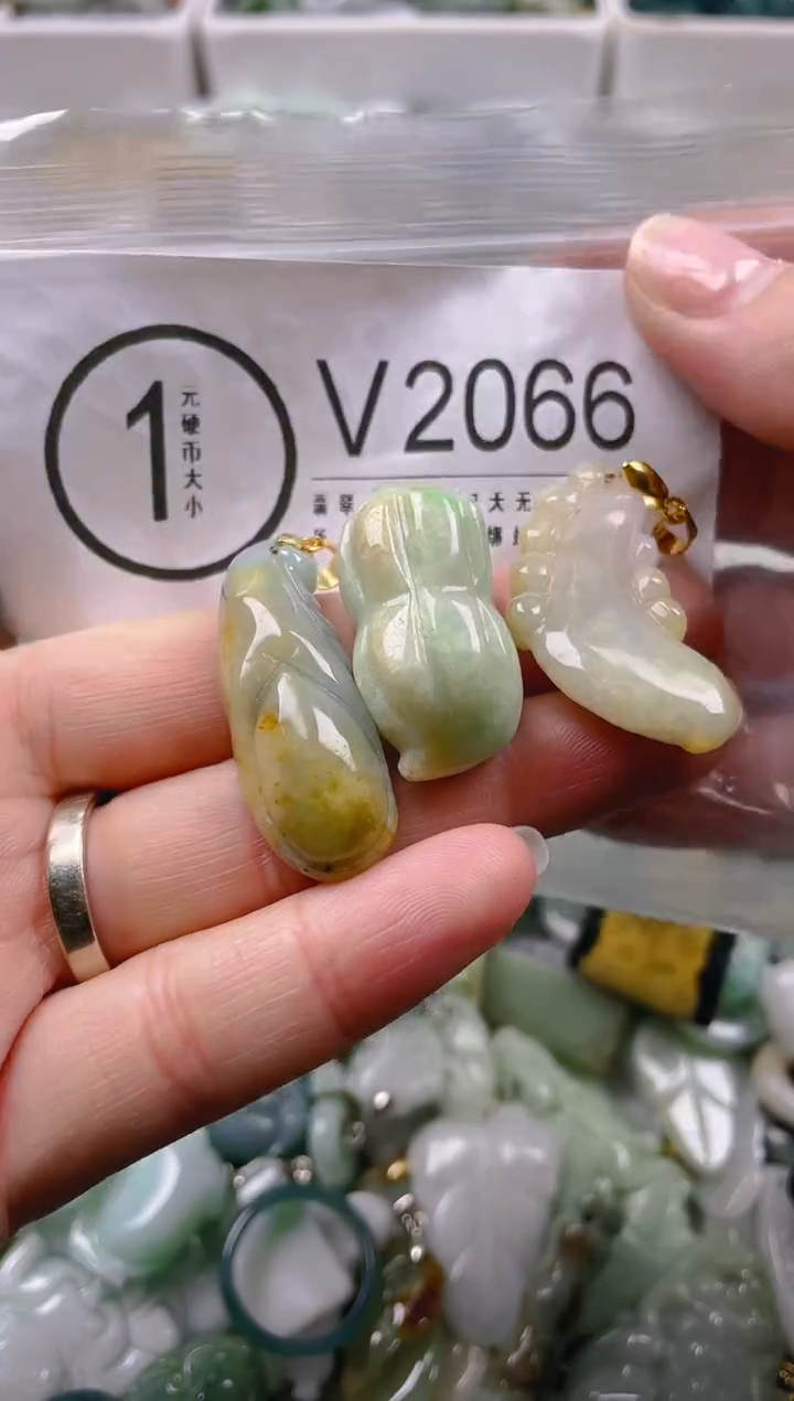 【闪购商品】翡翠颈饰未镶嵌/V/翡翠A货一图一物