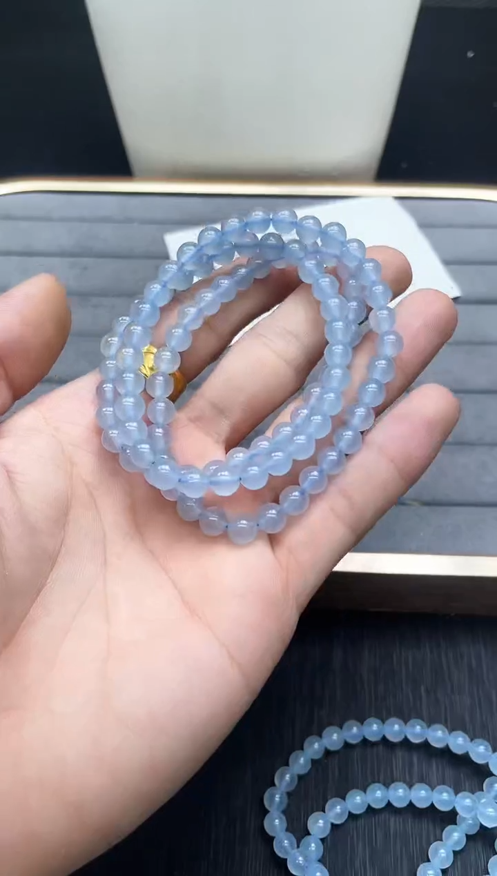 所见即所得 121冰海蓝三圈6mm