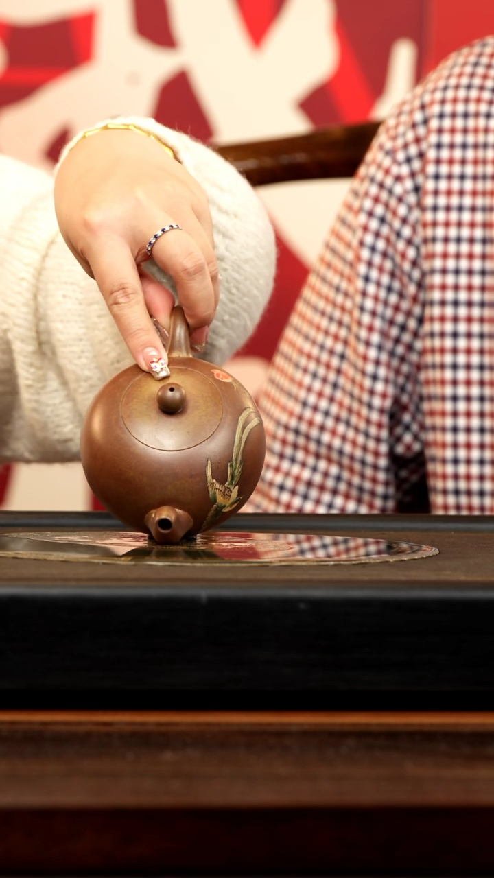 【闪购商品】紫砂茶壶YJB 柴烧 一粒珠 