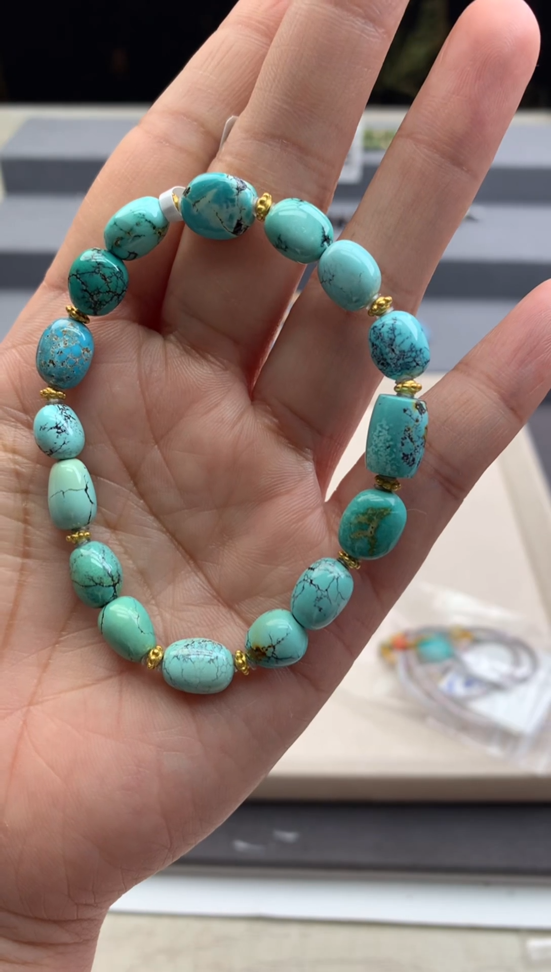 未镶嵌绿松石手串橙.Q64