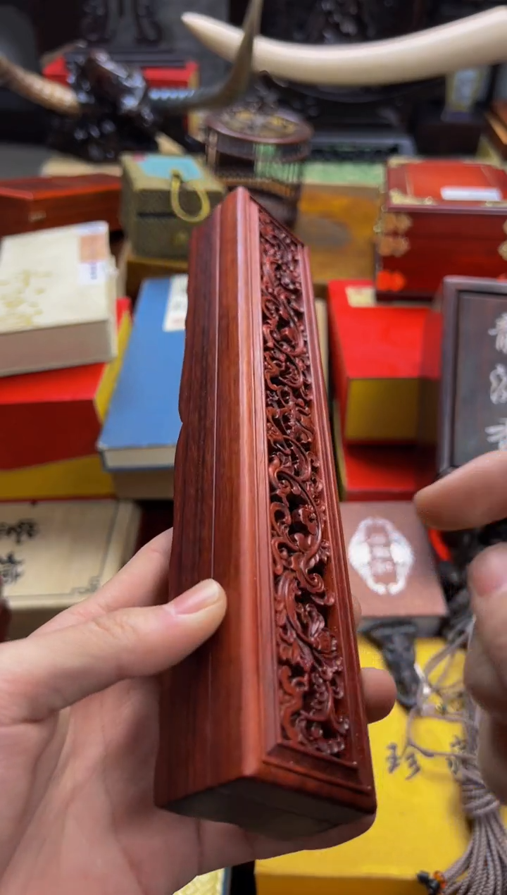 【闪购商品】木—————————紫檀香盒