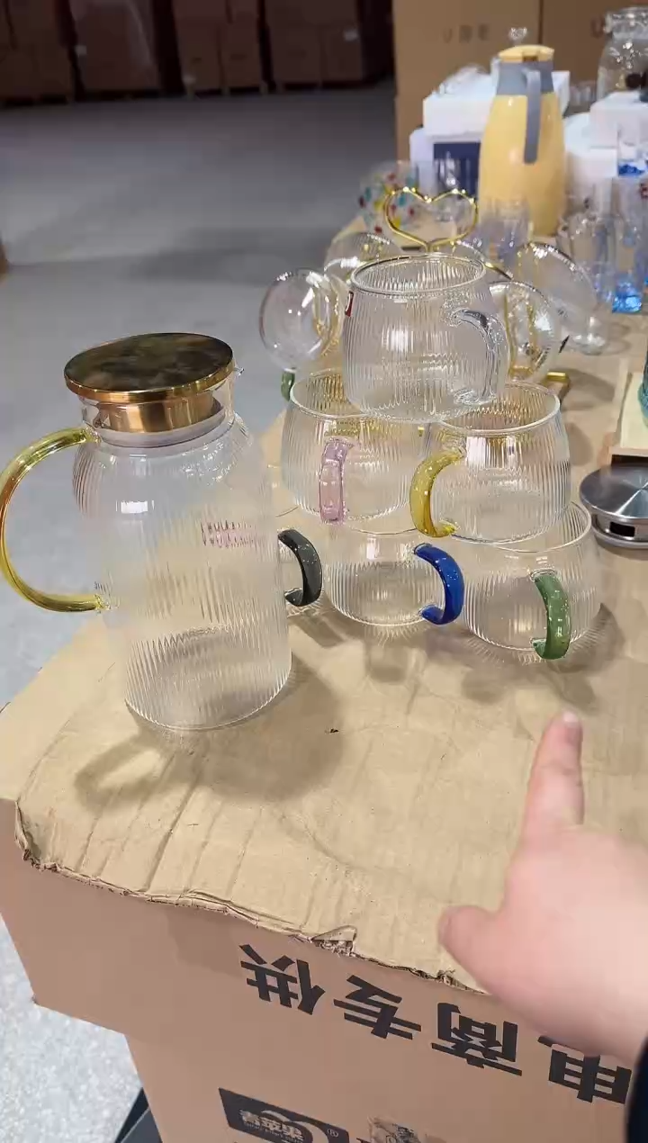 【闪购商品】水晶玻璃无盖款青苹果直播价6+水壶