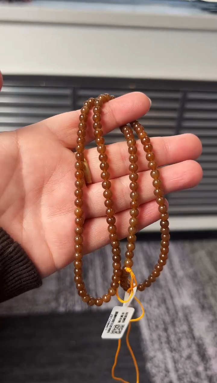 项链未镶嵌和田玉金山糖项链卡5