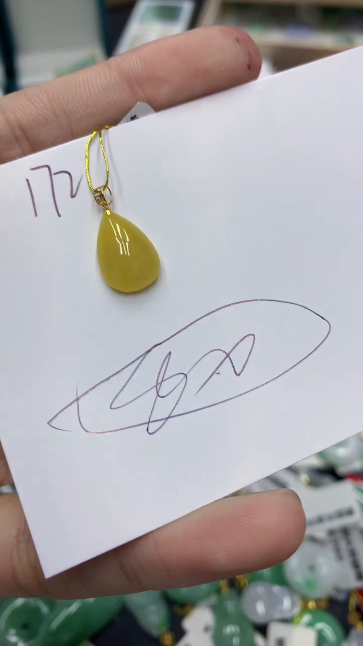 【闪购商品】翡翠颈饰18K金镶嵌号链接1111111111
