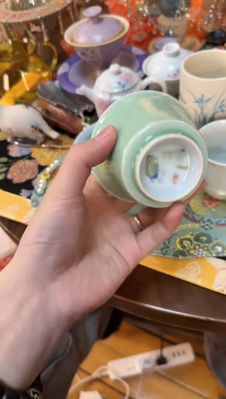 【闪购商品】瓷片盖碗大碗茶的茶器