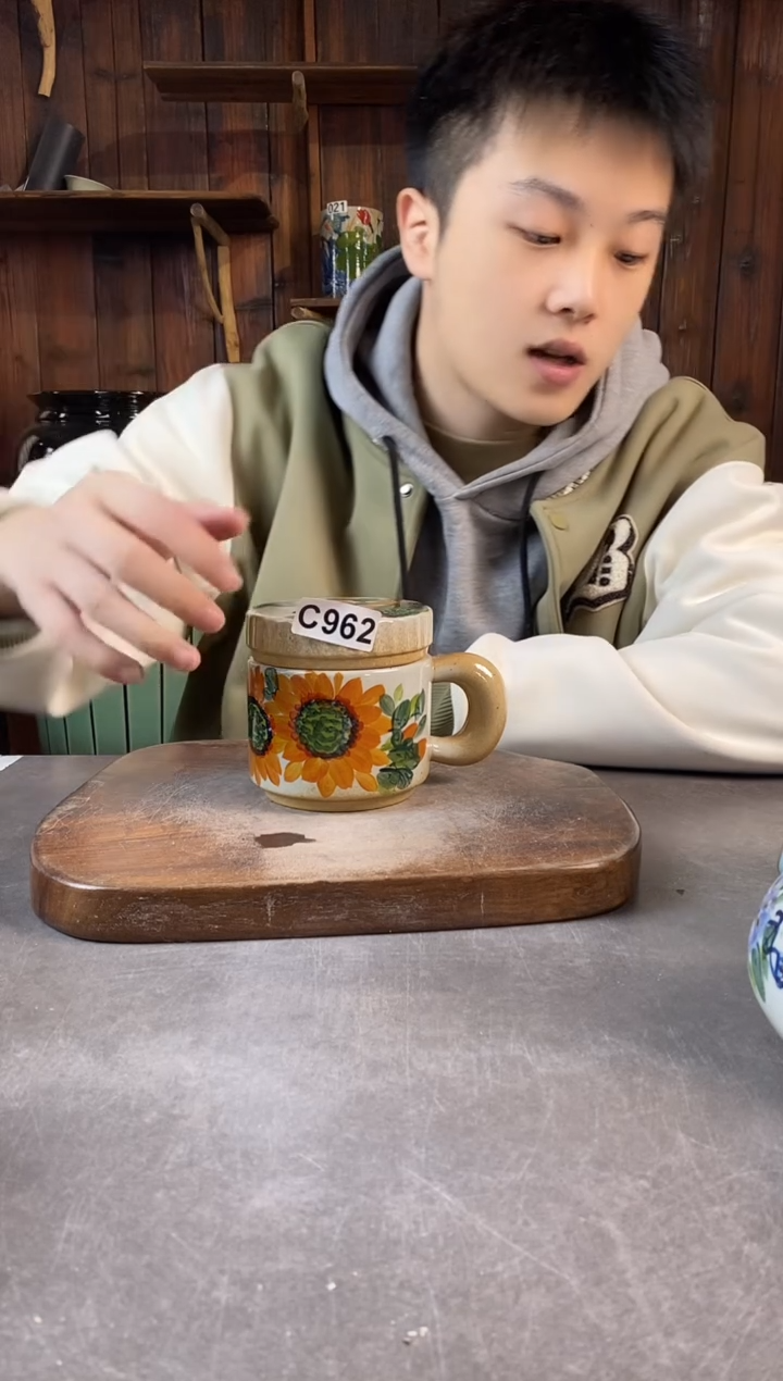 碗962，手工手绘，超值陶瓷