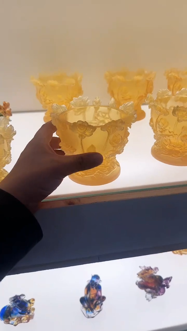 手工艺品琉璃愛**尚七个酥油灯大号
