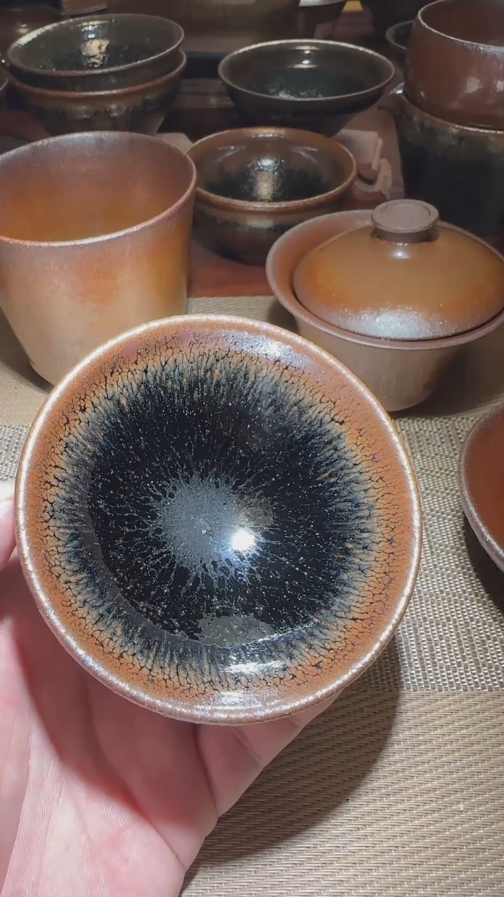 【闪购商品】茶盏通天龙窑柴烧建盏