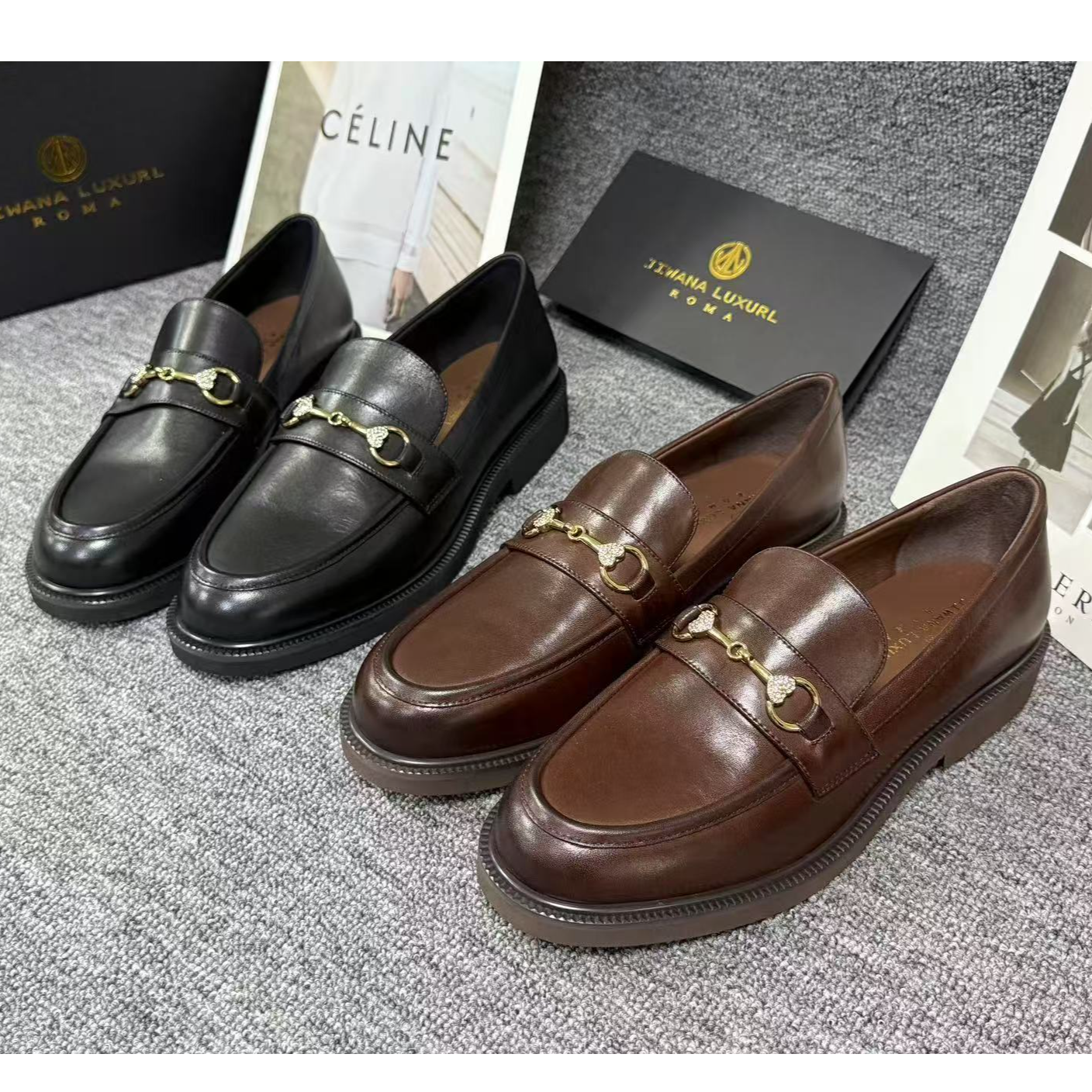 [JL早春新品]JIWANA LXUXRL 女士乐福鞋休闲鞋6008