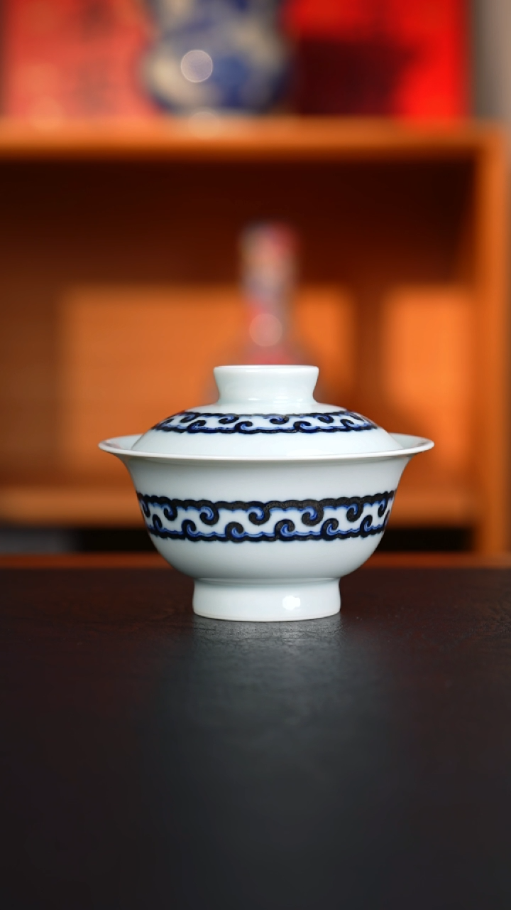 【闪购商品】盖碗景德镇陶瓷艺术茶杯