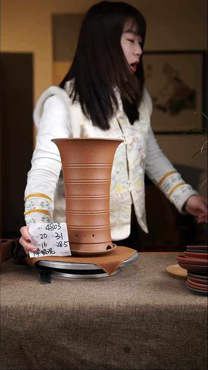 【闪购商品】紫砂花盆紫砂花盆4803+z