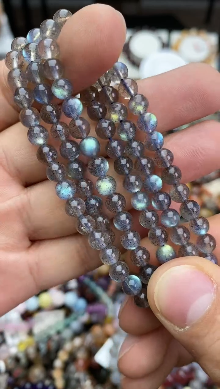 未镶嵌手链拉长石手链