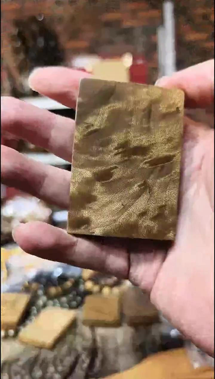 金丝楠无事牌手把件