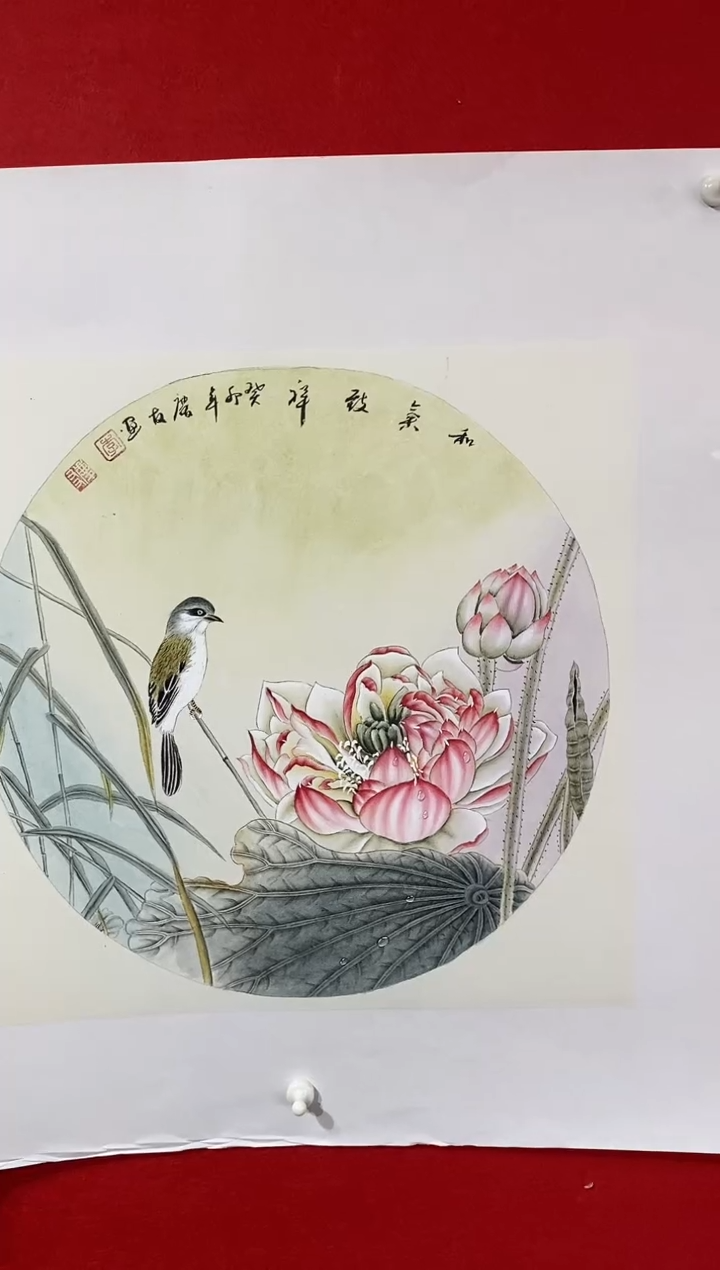 【闪购商品】国画lqy2327洋李庆友作品