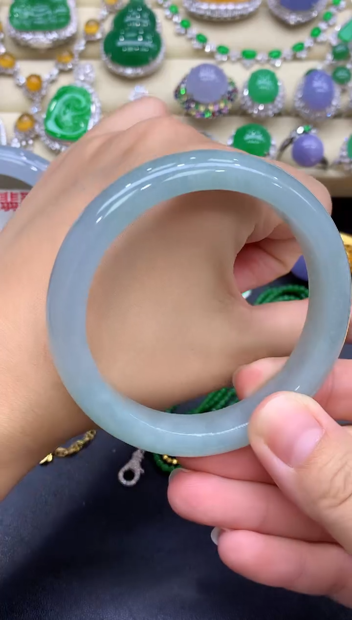 未镶嵌手镯翡翠467-中国好珍宝