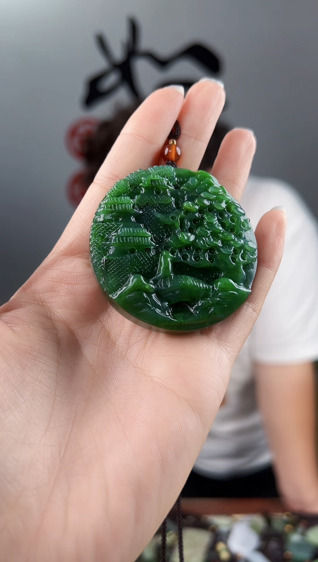 和田玉未镶嵌颈饰拍一发一，多样性发货