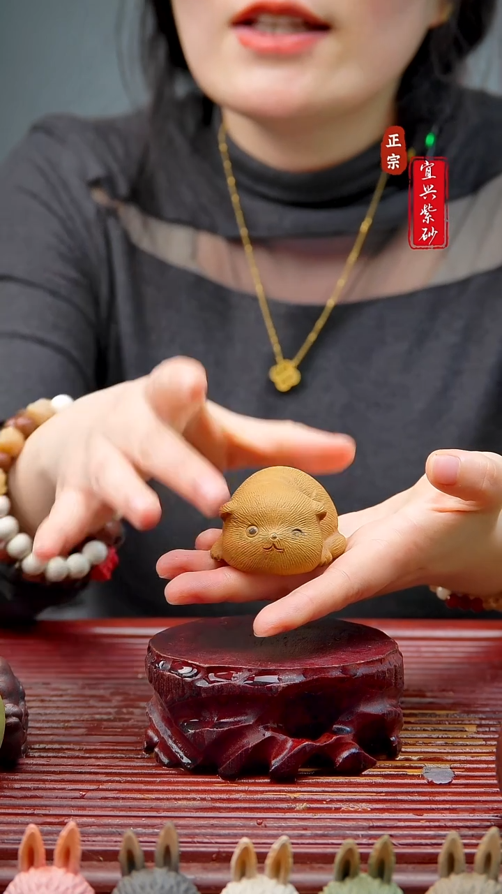 紫砂茶宠宜兴紫砂茶宠摆件