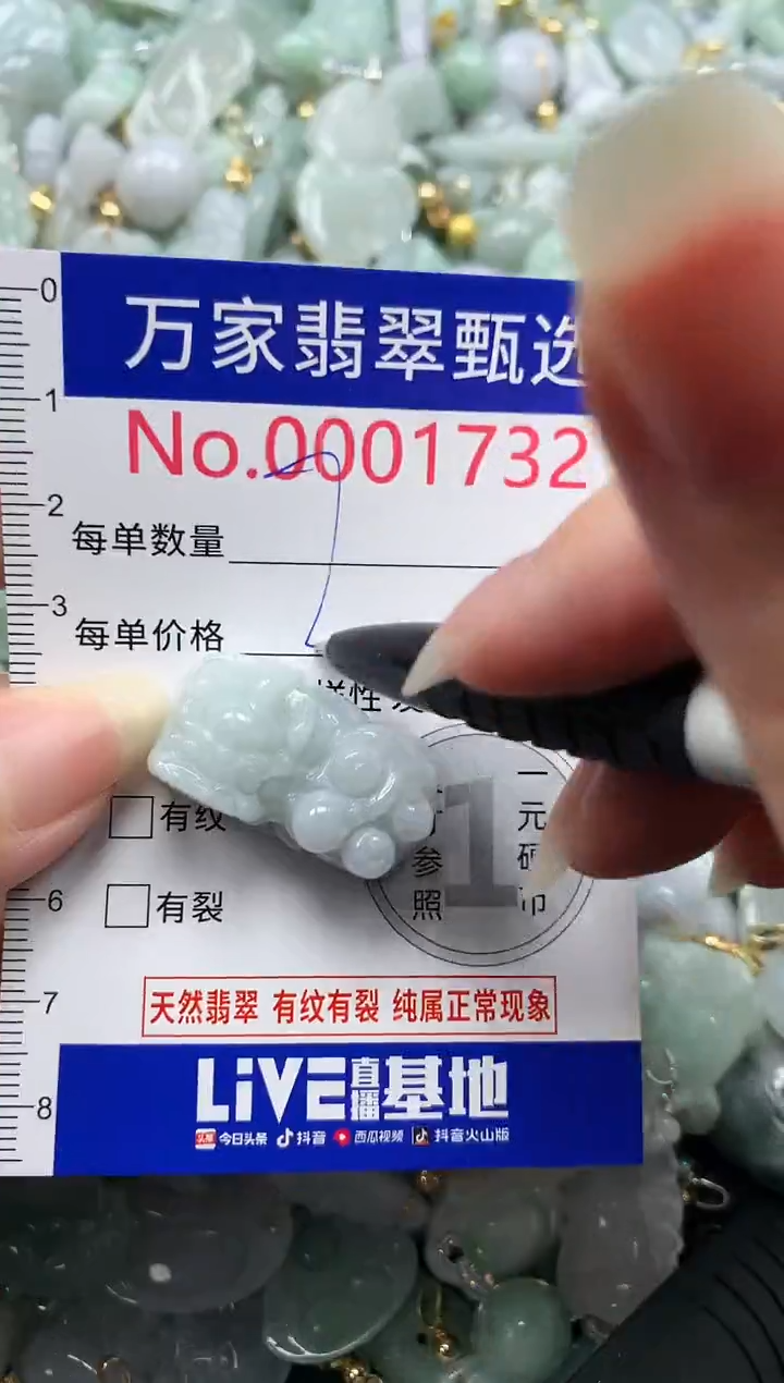 吊坠(不含链)未镶嵌翡翠1732