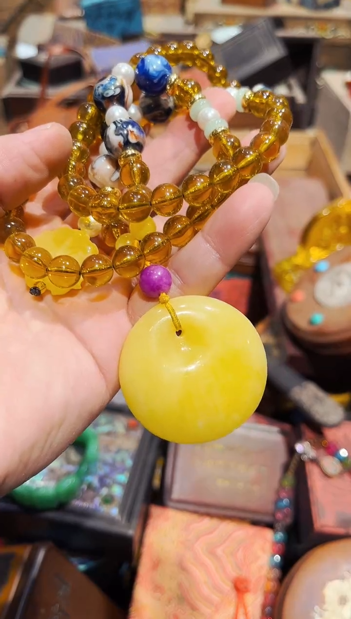 【闪购商品】蜜蜡颈饰未镶嵌 安哥精品精选专属链接70