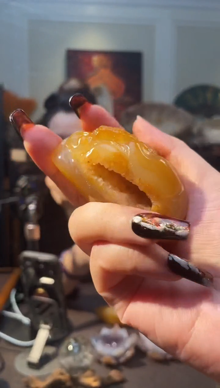 琉璃/树脂/塑料类丹**西把件