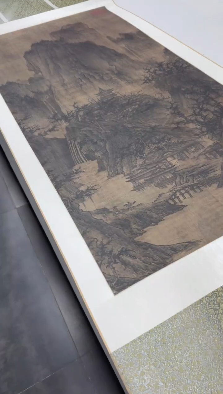  【复刻品】李成 晴峦萧寺
