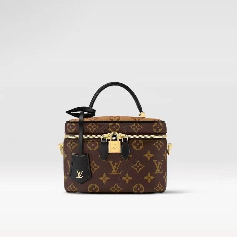 99新 LouisVuitton/路易威登 vanity老花化妆包 芯