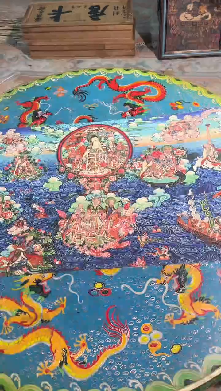 卷轴画卷轴画旭旭的唐卡