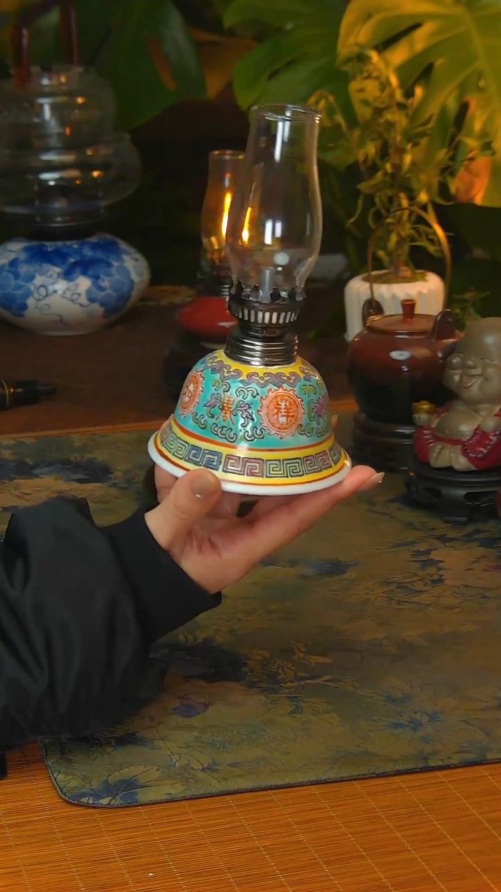 【闪购商品】景德镇陶瓷手工灯摆件