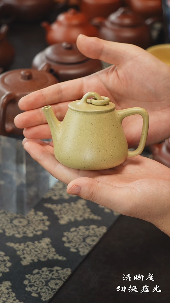 茶壶紫砂鼹*精工 本绿 见瓢