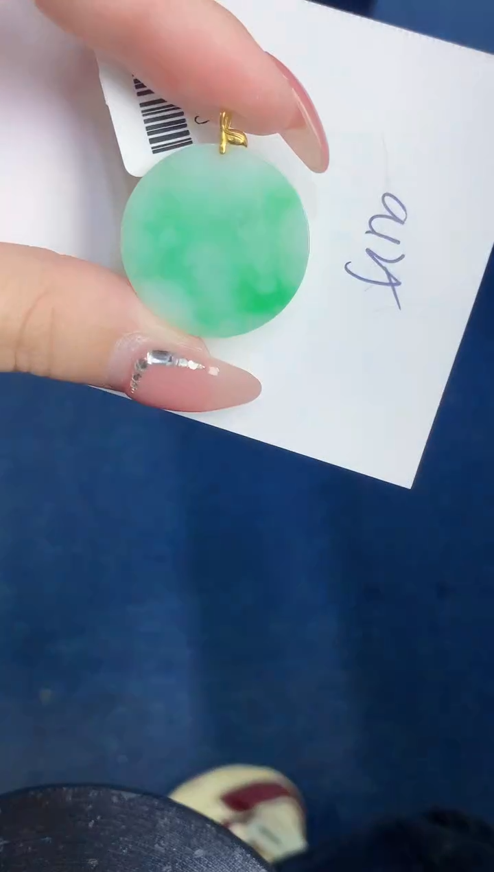 【闪购商品】翡翠颈饰18K金镶嵌000000000