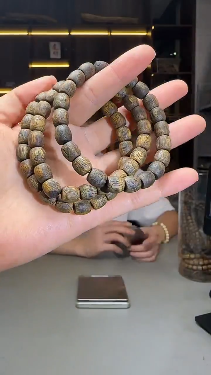 沉香沉香碎屑819号淳化红金猊沉水08鼓珠单圈多样性发一9