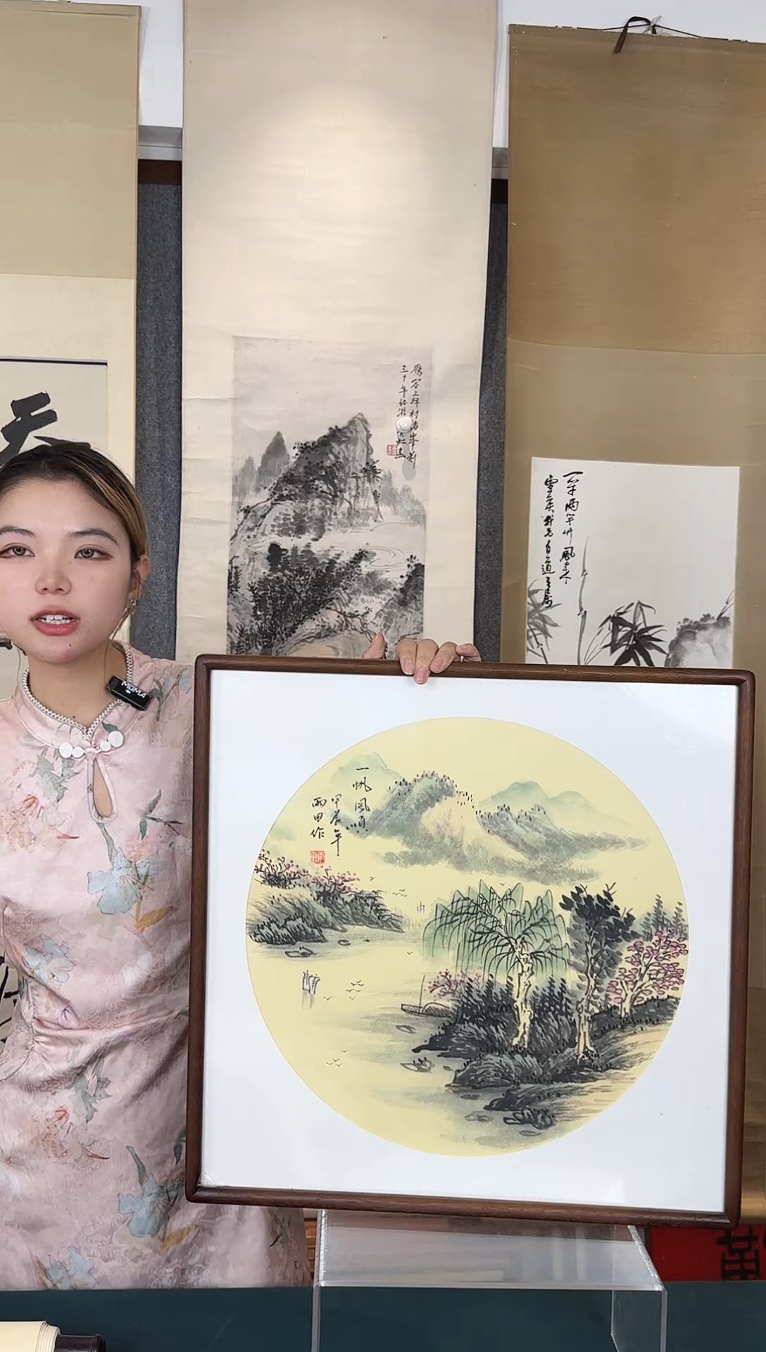 国画老师手绘作品