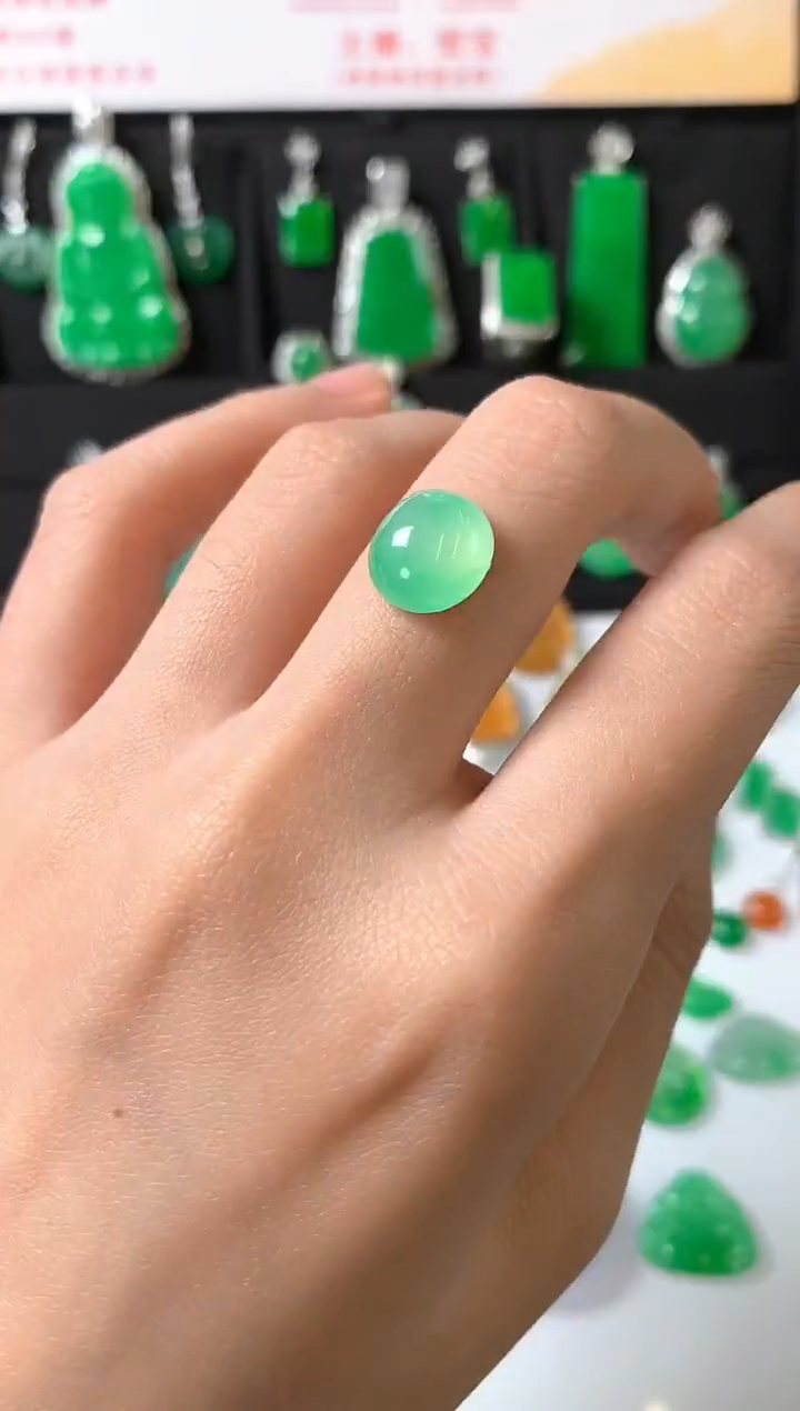 未镶嵌定制翡翠裸石（镶嵌定制）