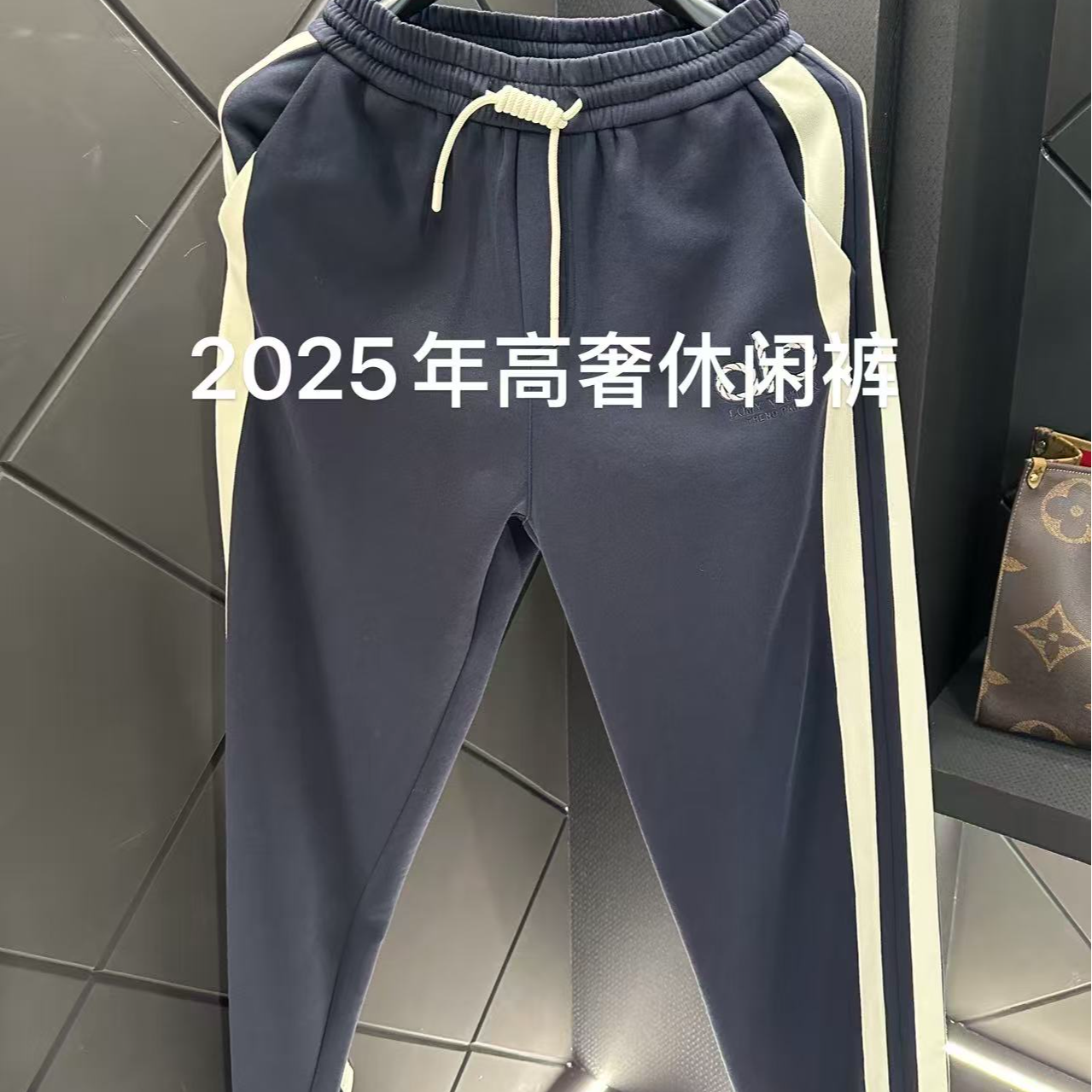 LOMY VICTORLOMY VICTOR欧洲站顶奢宽松松紧腰休闲长裤NZN2846-娇