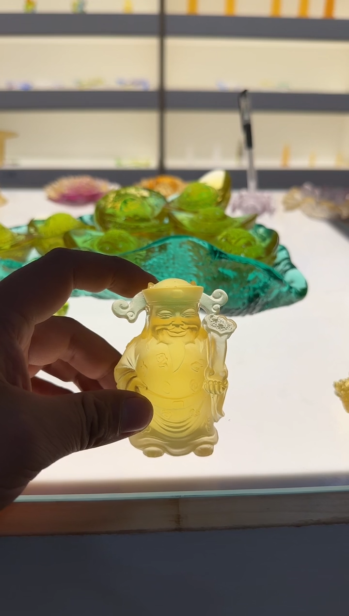 手工艺品琉璃小财神