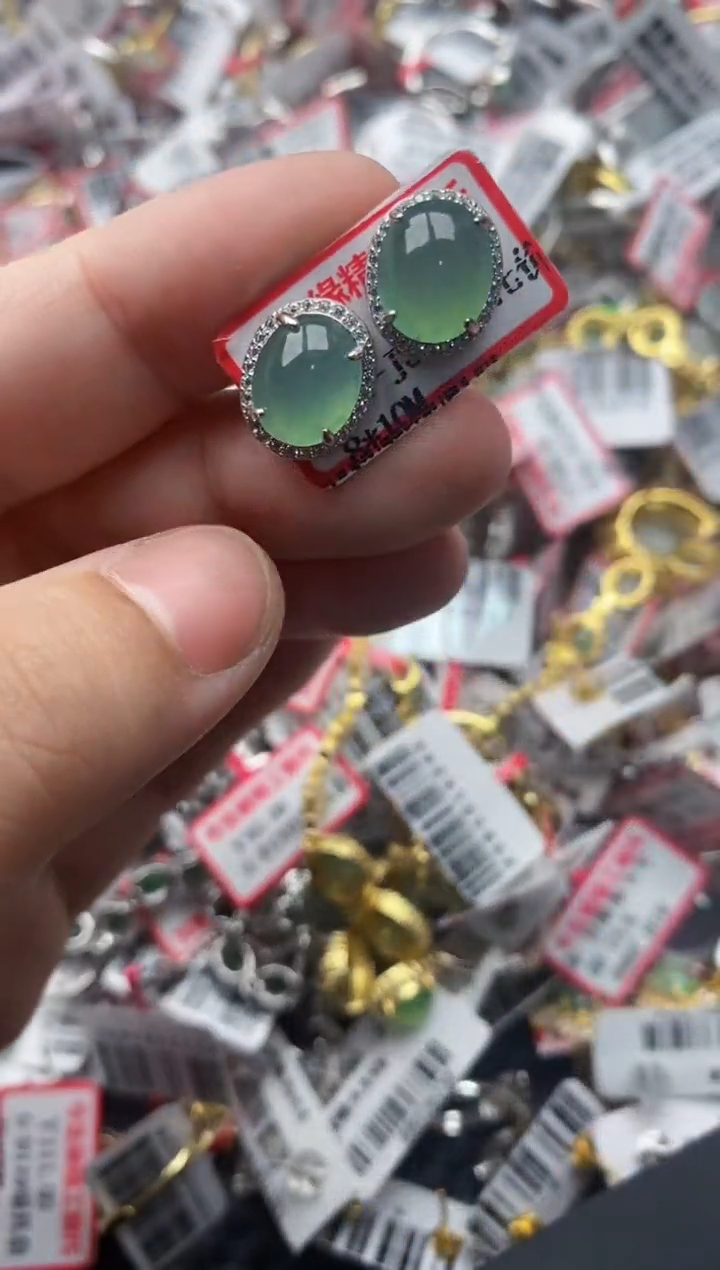 【闪购商品】翡翠戒指银S925镶嵌11111--3