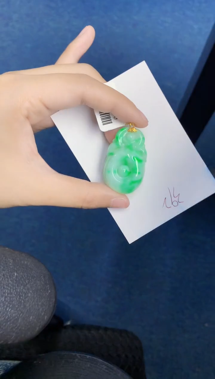 【闪购商品】翡翠18K金镶嵌颈饰000000000