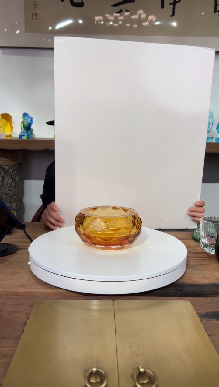 【闪购商品】摆件AJ06696琥珀金坚果碗