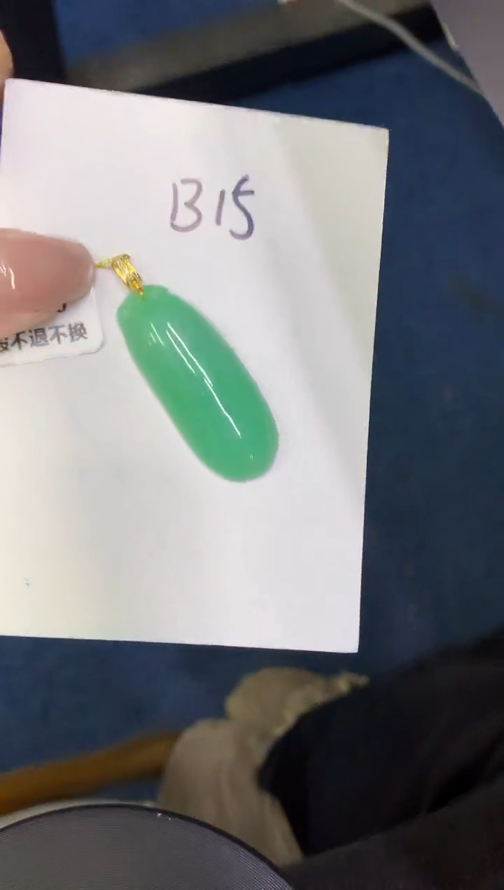 【闪购商品】翡翠颈饰18K金镶嵌0000000000