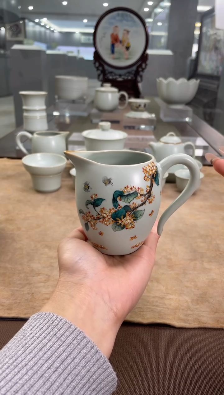 【闪购商品】周泽堂余秀华彩绘茗香茶海桂花）