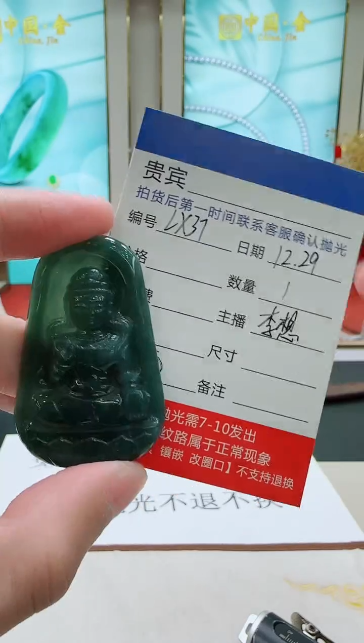 颈饰未镶嵌翡翠LX37翡翠吊坠-多样性发其一